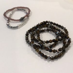 Beaded bracelet bundle!